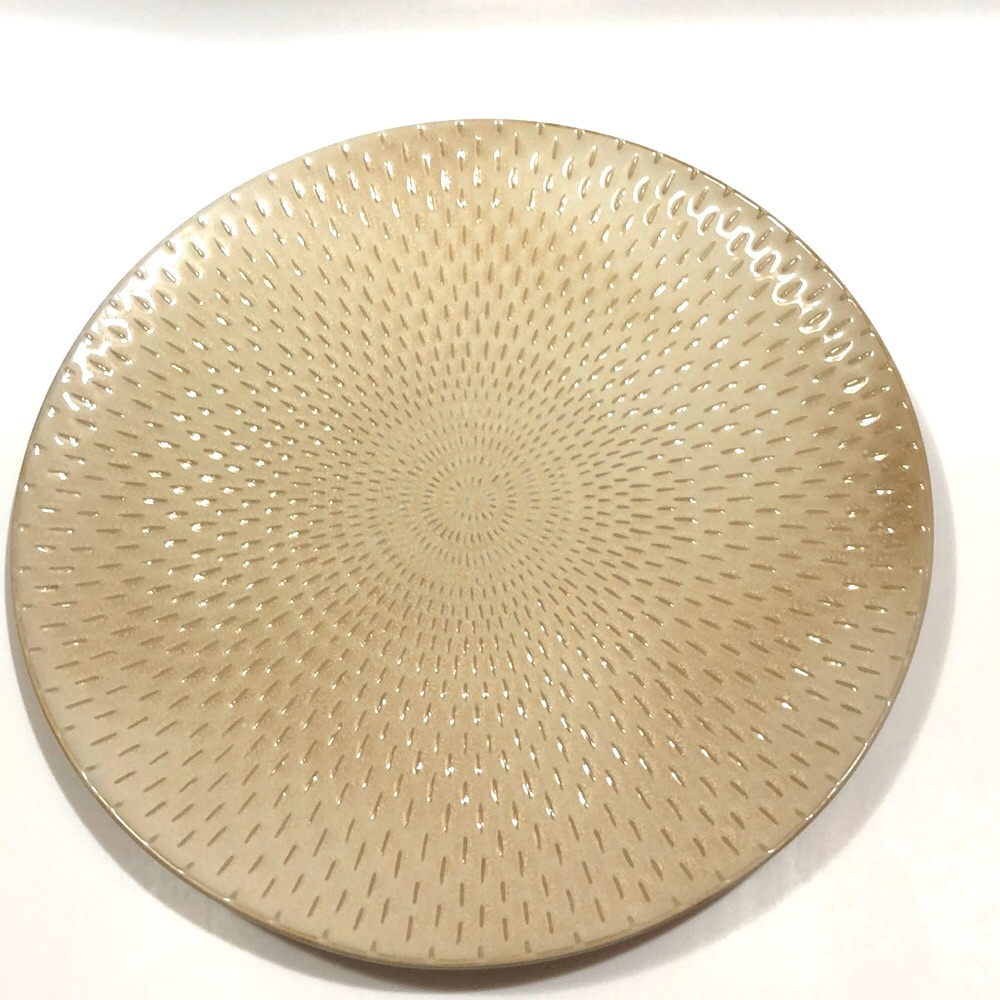 RUFF HEWN STITCH Charger Plate / Tan